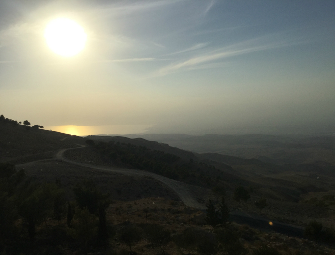 Viewing the Promised Land, Moses Looks Even at the Transjordan 