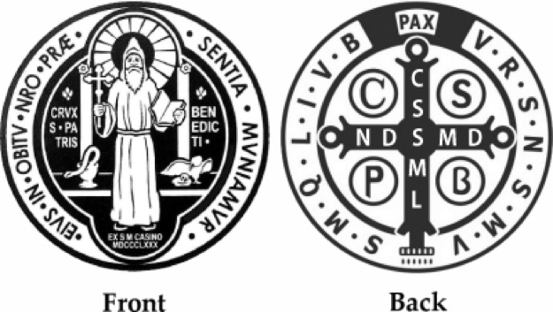 Saint Benedict 2 Medal Exorcism Medalla De San Benito Blessed By Pope